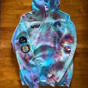 PacSun Tie Dye Nasa Hoodie